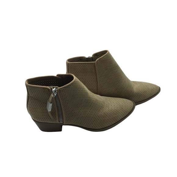 Sam Edelman Hunter 2 Ankle Booties Women Sz 6 Western Dress Tan Taupe Circus - Picture 2 of 7